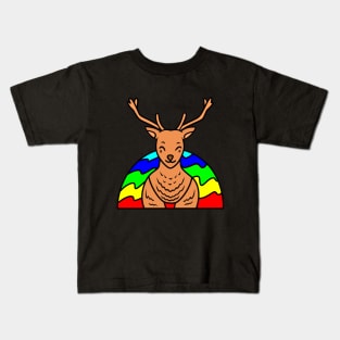 Cute sika deer Kids T-Shirt